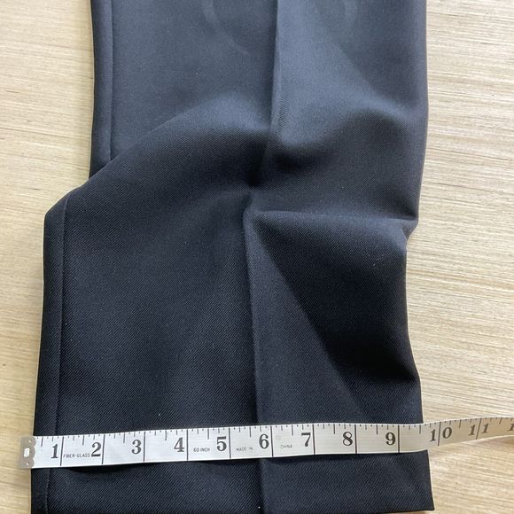 Alfred Dunner Pants Womens Size 18 Black Proportioned Medium pull on New w/flaw - Picture 7 of 9